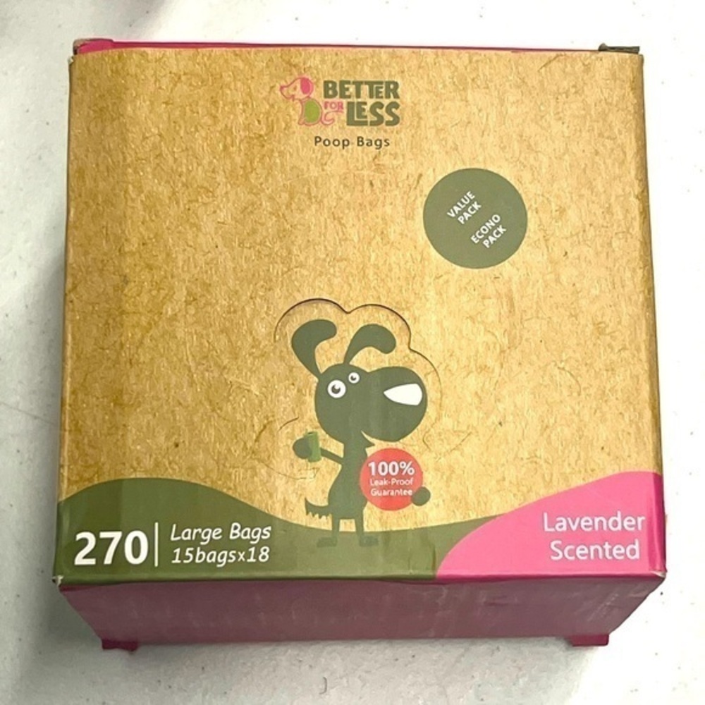 Lavender Scented Poop Bags - Pink